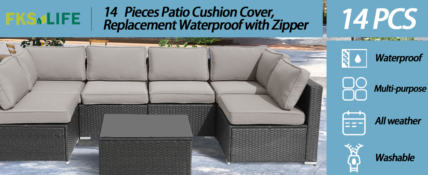 Outdoor Couch Cushions Covers