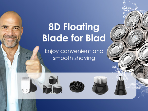 Amazon.com: 8D Head Shavers for Bald Men, LAMA 5-in-1