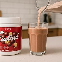 keto custard protein powder