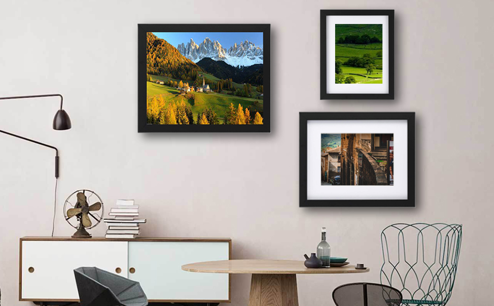 wyewye A3 Frame, Wooden Picture Frames, Certificate Frame for A3 Print