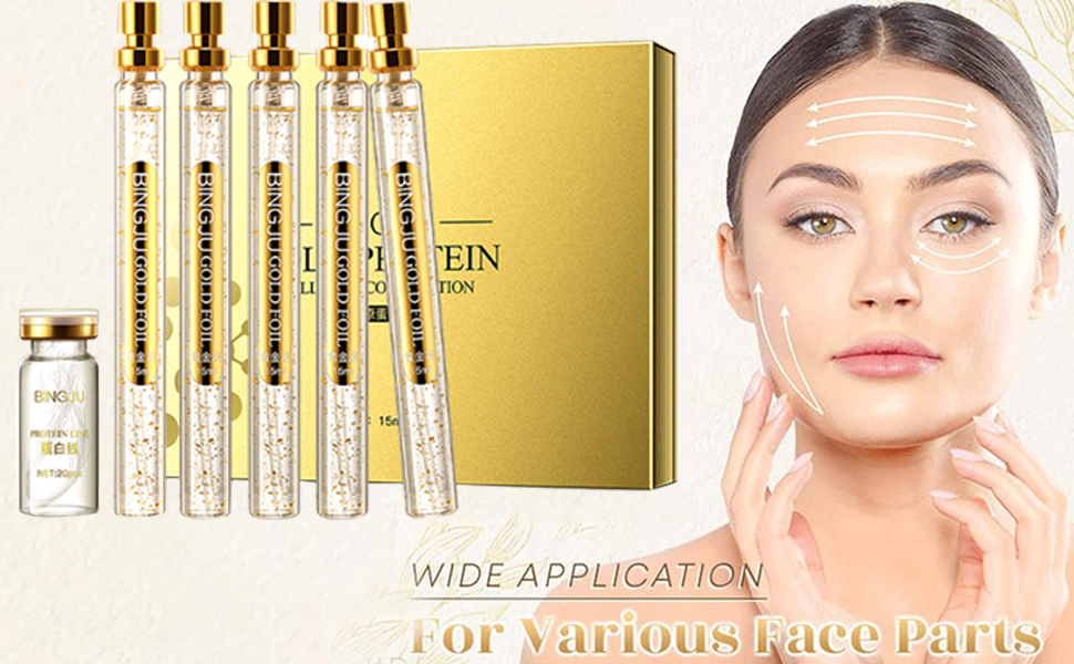 Soluble Protein Thread And Nano Gold Essence Combination