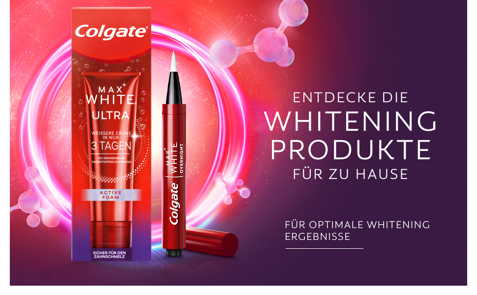 Colgate Whitening, Whitening Zahnpasta, Zahnpasta, Whitening Zahncreme, Zahnpasta weisse Zähne
