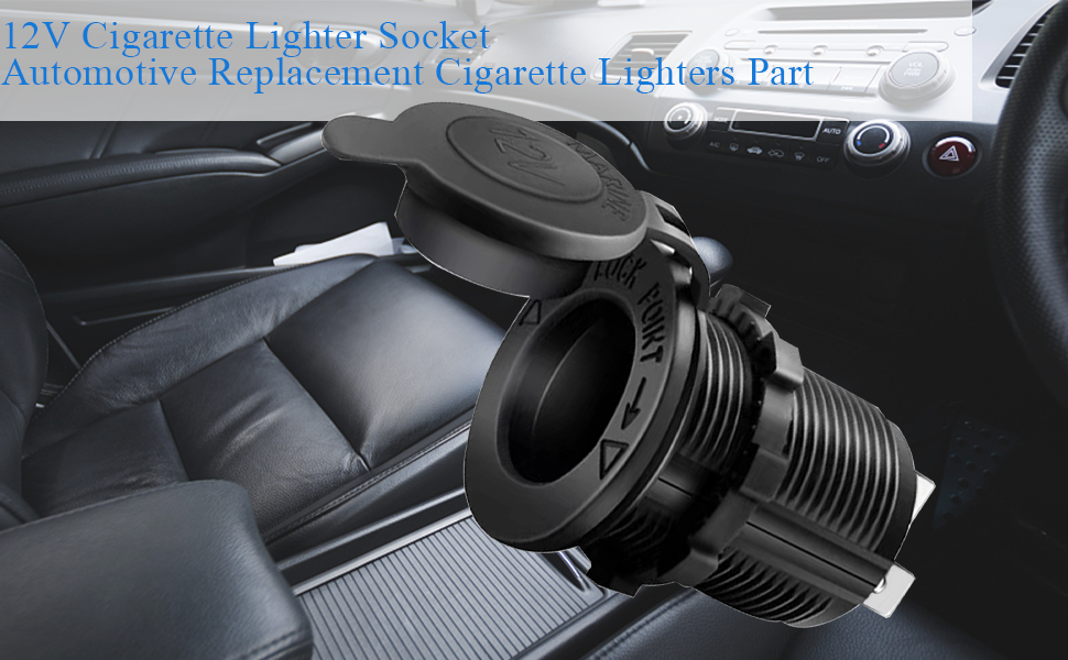 12V Cigarette Lighter Socket, Automotive Replacement