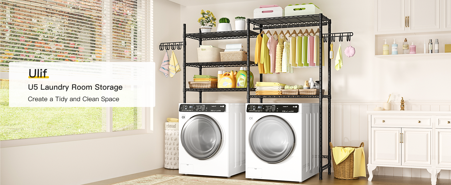 OVER WASHER AND DRYER SHELF