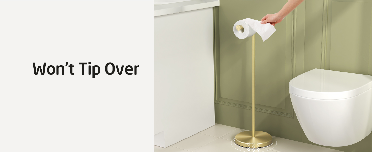BPH283S66-BZ steady toilet paper holder stand 