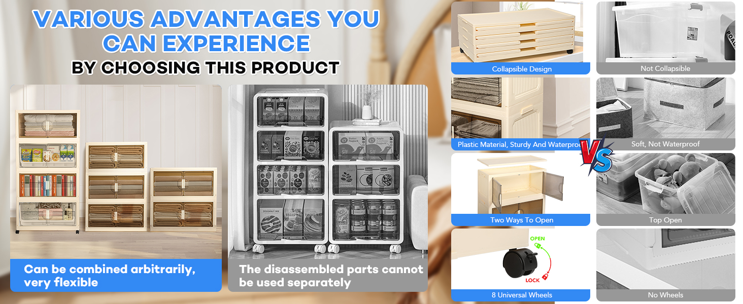 Storage Bins with Lids