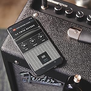 Fender Mustang GTX50 Guitar Amp - 50W, 12" Celestion Speaker, 200 Presets, WiFi Connectivity 3 Fender Mustang GTX50