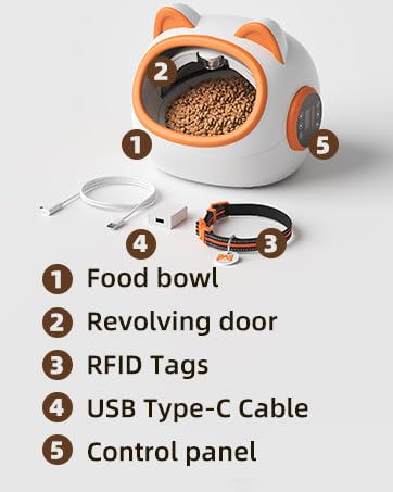 Automatic Pet Feeder with Auto Door