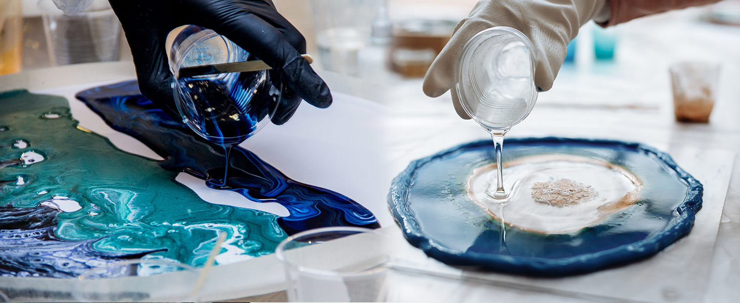 Epoxy Resin, 1 Gallon Super Gloss Epoxy Resin Kit, Self