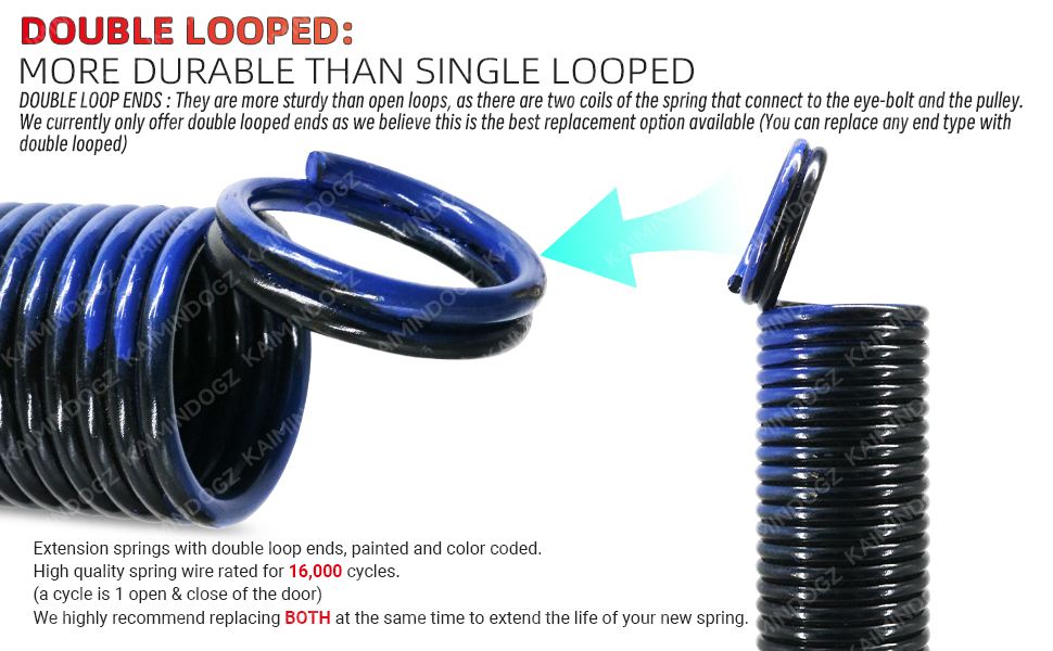 KaiMinDogz Pair of 140lb. Heavy Duty Garage Door Extension