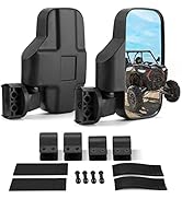 KEMIMOTO UTV Mirrors UTV Side Mirrors Fits 1.6-2 IN Roll Cage Compatible with Pioneer Polaris RZR...