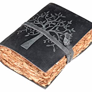 LEATHER VILLAGE Tree of Lifeジャーナルノートブック 41xvFP5Z39L.jpg
