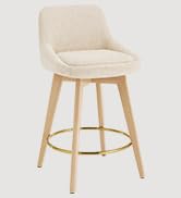 Amazon.com: Zesthouse Modern Desk Chair with Wheels, White