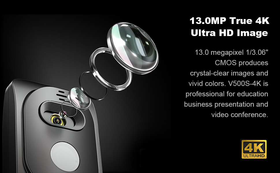 JOYUSING V500s4K 13MP 4K Ultra HD USB Visualiser/Document Camera for