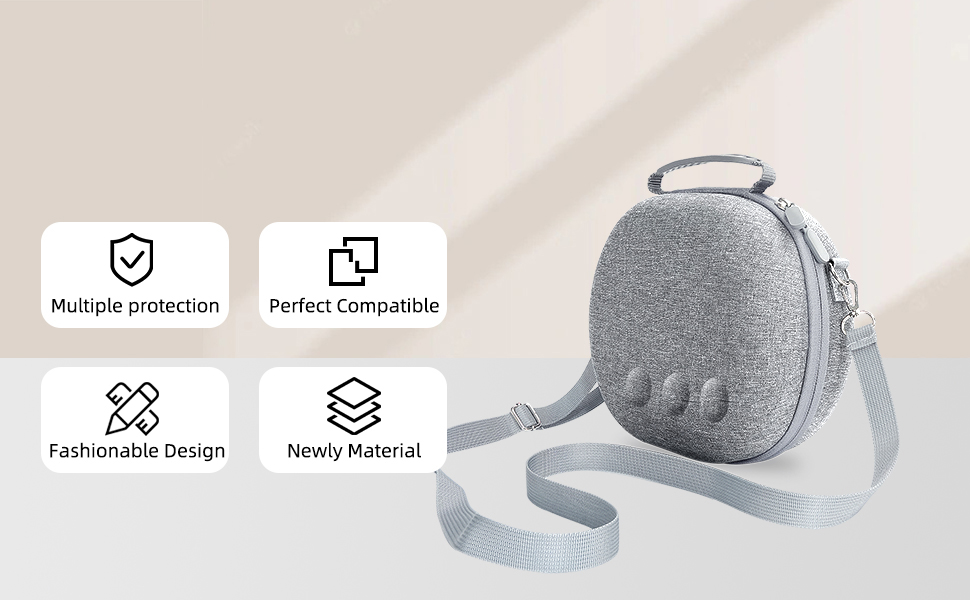 Hard Carrying Case Compatible with Oculus/Meta Quest 3 VR Headset Accessories, Touch Controllers