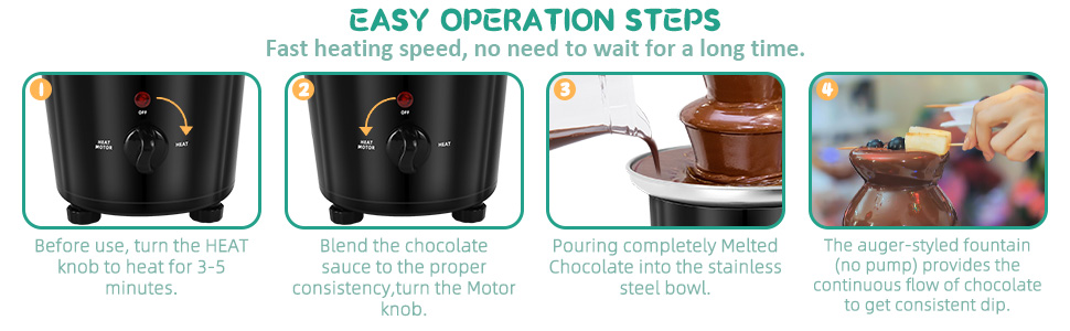 easy operation steps