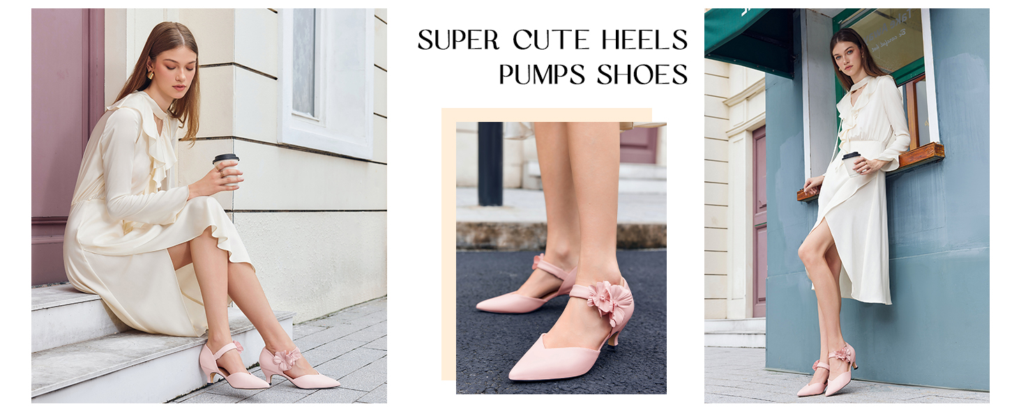 Pointed toe design keeps you sexy and charming. 
