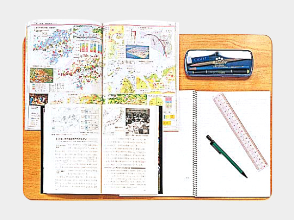 Amazon.co.jp: LOOKIT 学習机 デスク 学校の机 強化合板 59-G2-D