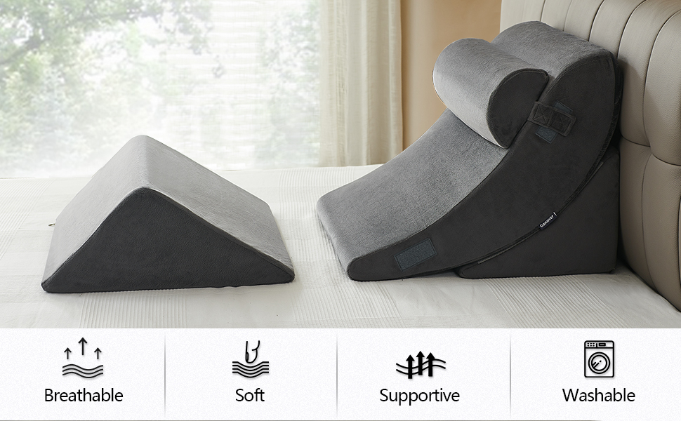 bed wedge pillows