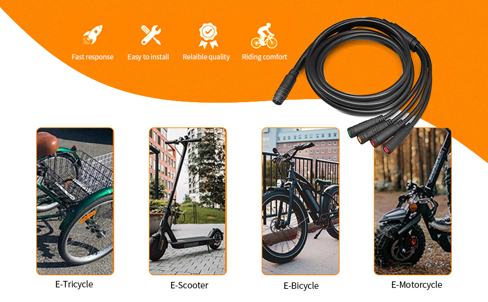Connect E-bike Throttle/Ebrake/Display Electric Bicycle Parts Accessories