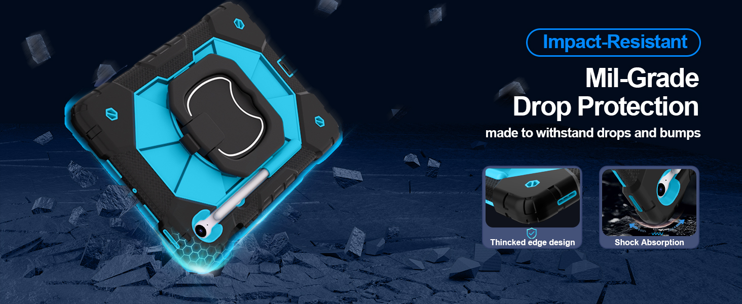 Full-body Protection for Galaxy Tab S10 FE/ Tab S9 FE 10.9 inch case kids