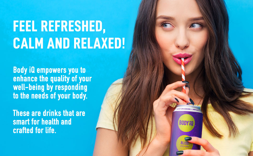 Body iQ Mood Enhancing Immunity Sparkling water