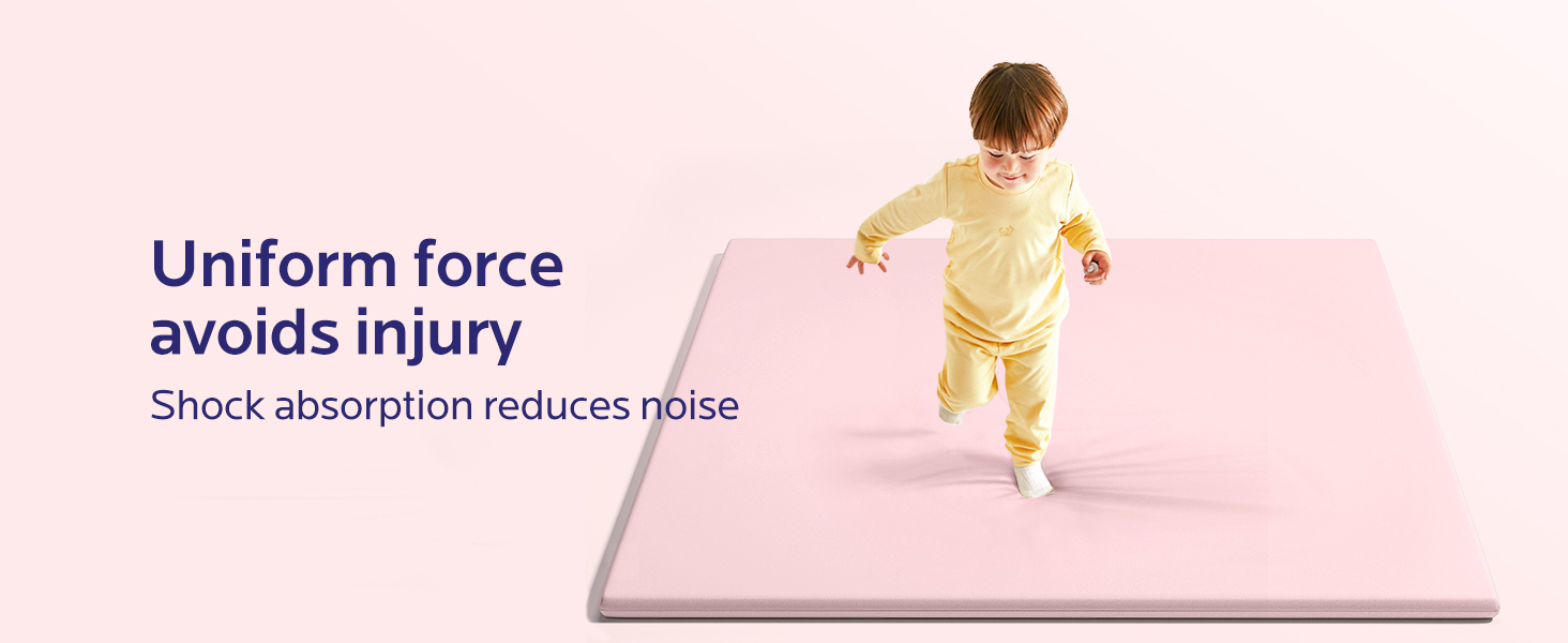 Padded Baby Play Mat for Floor 48x48 Extra Thicker Soft