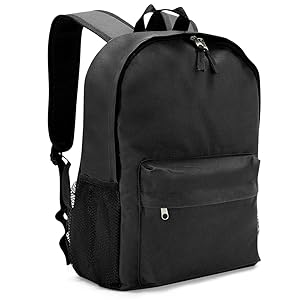 Sac à dos étudiant pour ordinateur portable noir