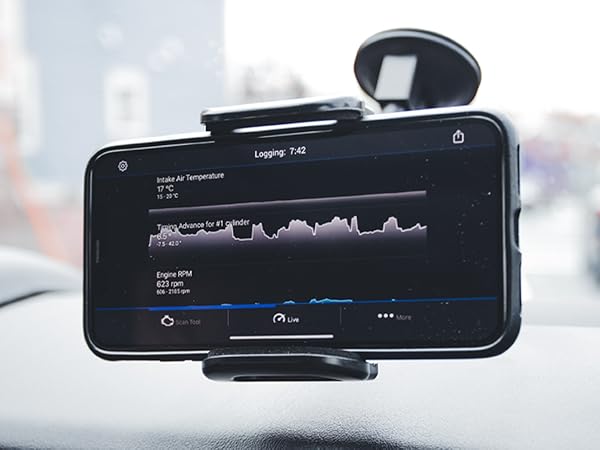 Vehicle Live Data from OBD2 Device