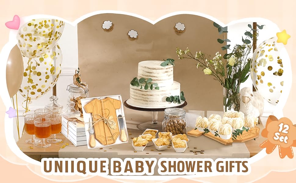 baby shower gift bags plastic measuring spoons thank you gifts gender reveal party favors