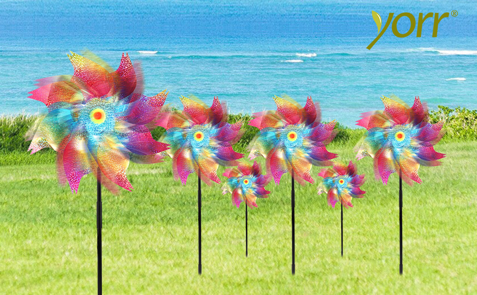 Colorful pinwheels