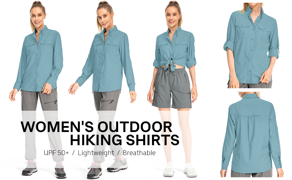 leeved shirt for summer treks and easy-going outdoor life