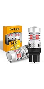 Amazon.com: OXILAM 7440 LED Bulbs Amber Yellow 4000LM for