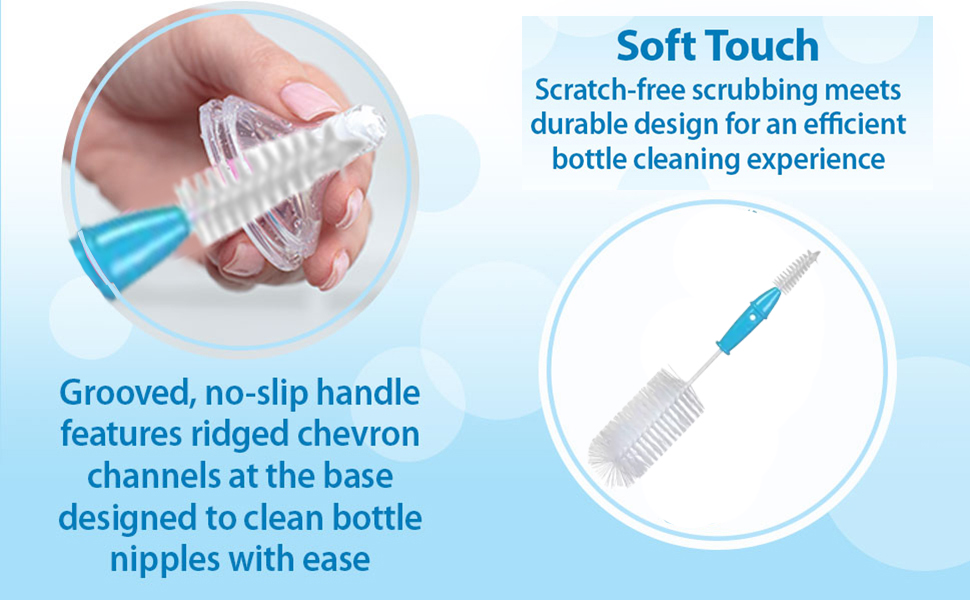 Brush For Washing Feeders Narrow Neck Flasks Water Bottles Or Thermos (Pack Of 1) (ASSORTED COLOR)