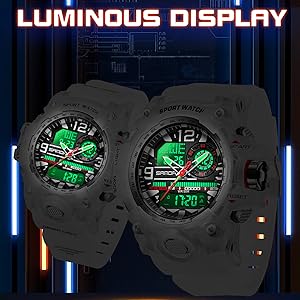 led watch luminous watch night light