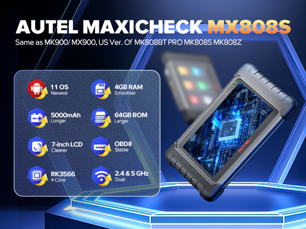 Autel Scanner MaxiCheck MX808S-App2