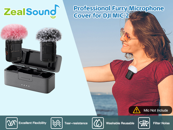 DJI Pocket 2　djiマイク　フィルターセット Amazon.com: ZealSound DJI MIC 2 Windscreen Pop Filter for