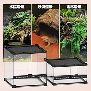 美品 爬虫類飼育ケージ 75cm 扉で開け閉め便利 ホイール付き Amazon | haoyunjianjiak 爬虫類ケージ 爬虫類/両生類飼育ケース