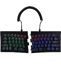 キーボード MISTEL MD600 Alpha SPLIT-ALICE KEYBOARD Mistel MD600 Alpha Black 60% Alice Hotswap Bluetooth RGB