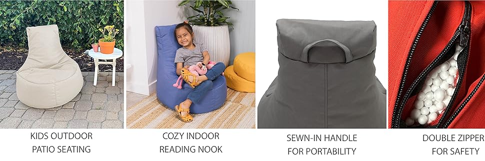 factory direct partners, fdp, outdoor, olefin, iaddle out, children, kids, seating, bean bag
