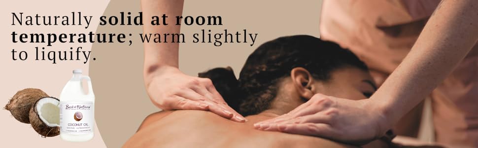hydrating coconut oil massage carrier natural non-greasy massage oil deep tissue soothing lotion