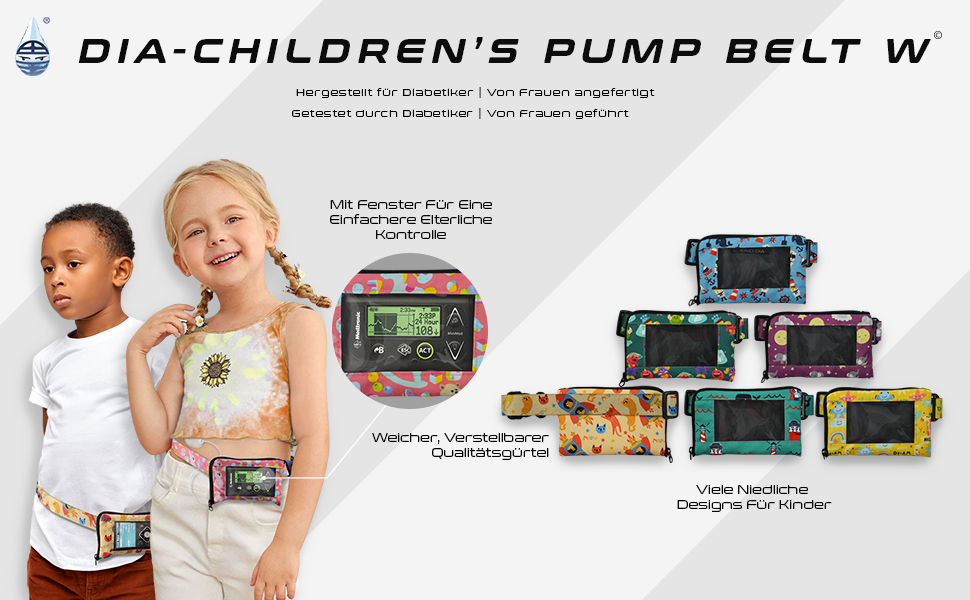 Insulinpumpen-Gürtel Mit Fenster Für Kinder