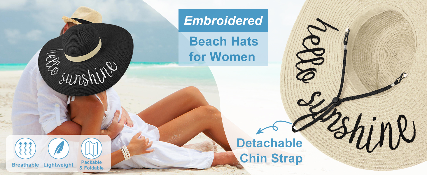  beach hats for women trendy