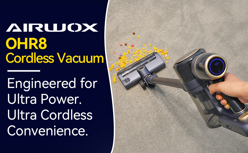 NEW QUEST CORDLESS HANDHELD UPRIGHT STICK FLOOR CARPET UPHOLSTERY