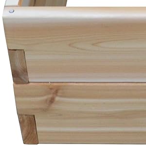 cedar raised garden bed