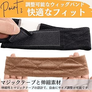 Velcro and elastic to stay in place