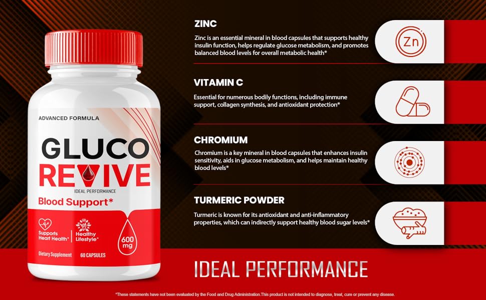 Amazon.com: Gluco Revive Pills, Gluco Revive Supplement Capsules - What Are The Ingredients In Gluco Revive