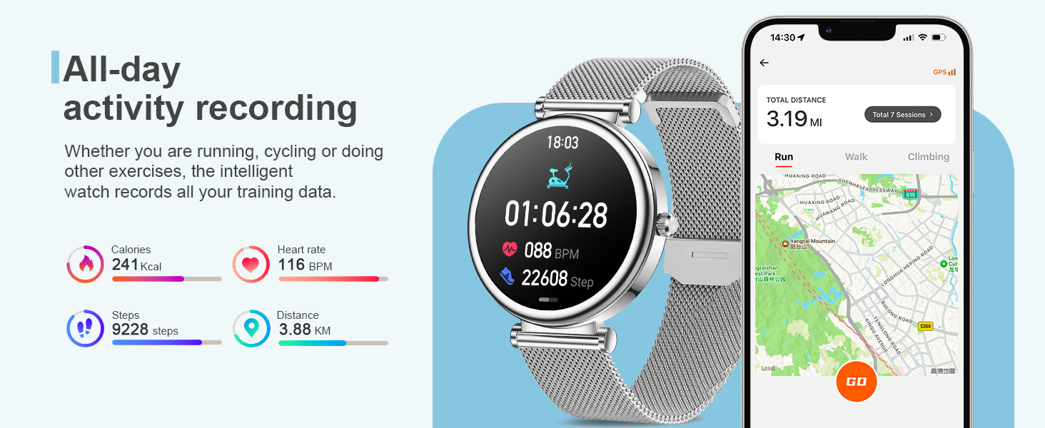 women's fashion smartwatches smart watch for women answer/make calls men's smart watch womens