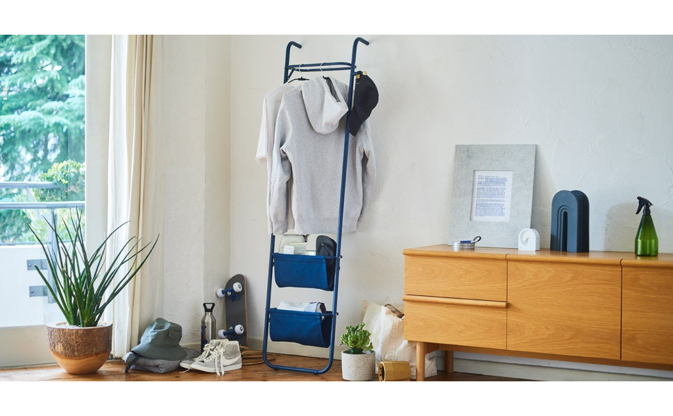 BRUNO BOA155 インテリアラダーラック ネイビー Amazon｜BRUNO インテリアラダーラック ネイビー サイズなし