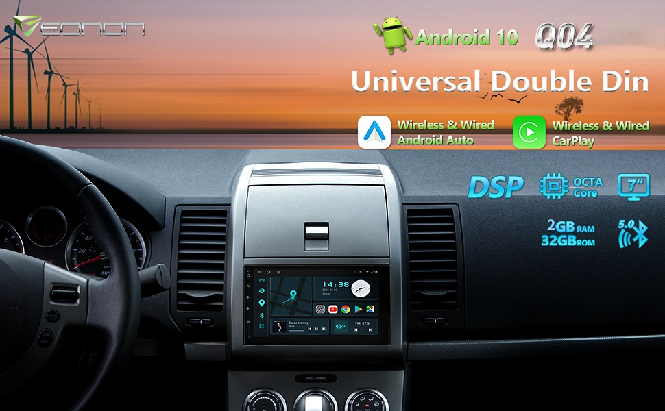 Eonon 7 inch Android 10 Car Stereo CarPlay Android Auto Headunit GPS